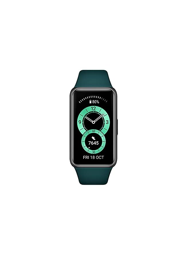 PROMASS Band 6, All-Day Spo2 Monitoring, 1.47" Fullview Display, 2-Week Battery Life, Fast Charging, Heart Rate Monitoring, Sleep Tracking, 96 Workout Modes, Message Reminder - Forest Green - Image 2
