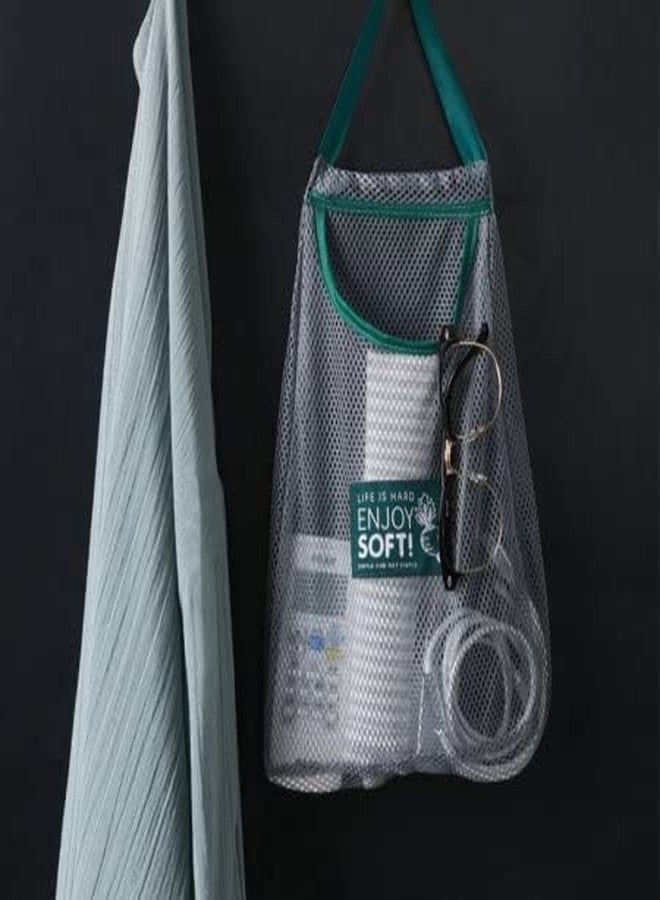 MR. JV Reusable Mesh Bags for Fruit and Vegetable Hanging Storage, Kitchen Storage, Washable & Foldable Net Bags for Veggies Onion Garlic Green Pepper/Garbage Bag - Image 4