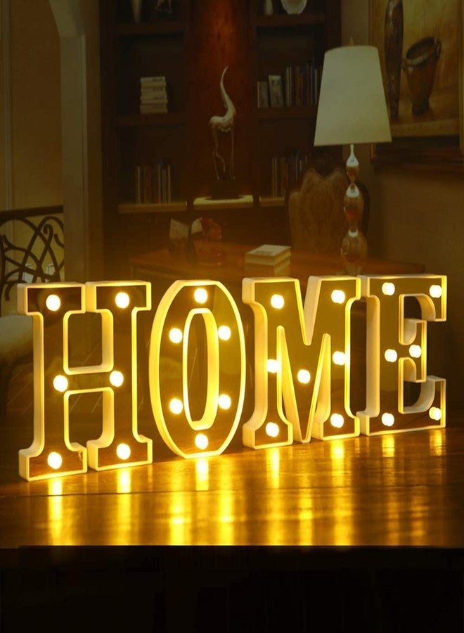 LEDOLUX 6.3 Inch S LED Golden Marquee Letter Lights Sign Alphabet Light Up Marquee Letters for Wedding Birthday Party Christmas Home Bar Decoration - Image 4