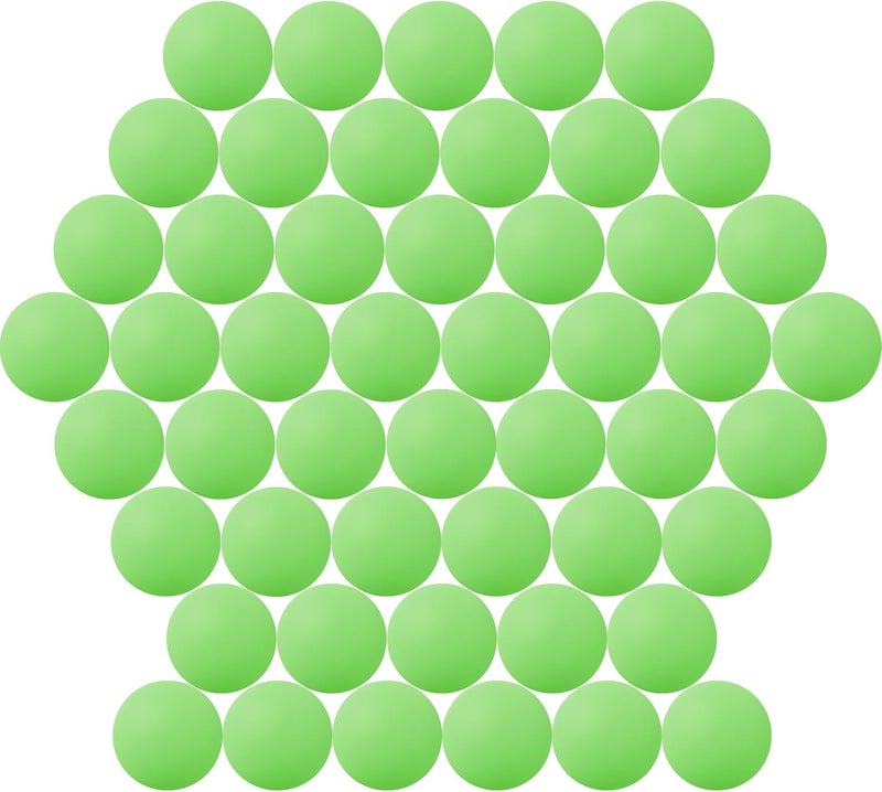 Jedulin 40MM Ping Pong Balls, 50 or 80 Pack Assorted Colored Plastic Balls for Beer Pong, Arts and Craft - Image 3