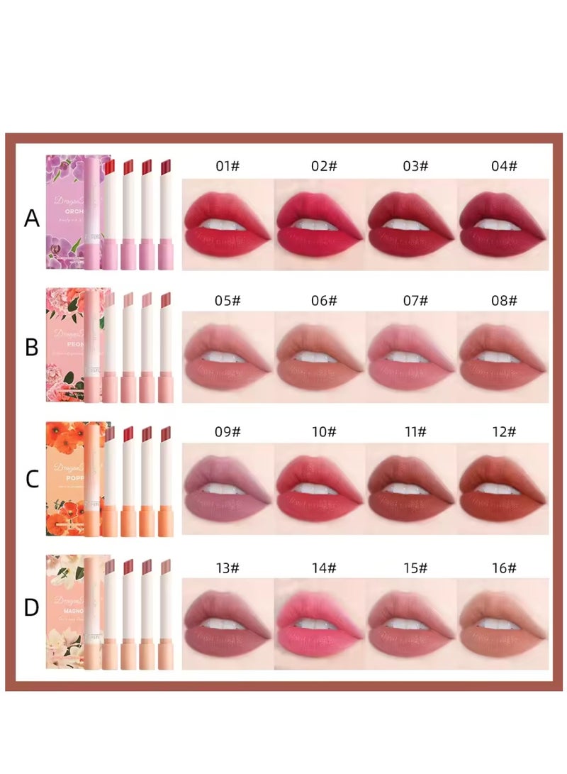 Dragon Ranee 4Pcs Matte Lipstick Set Moisture Lip Glossy Waterproof Long Lasting Lip liner Set Lipstick for Women Makeup  - Image 3