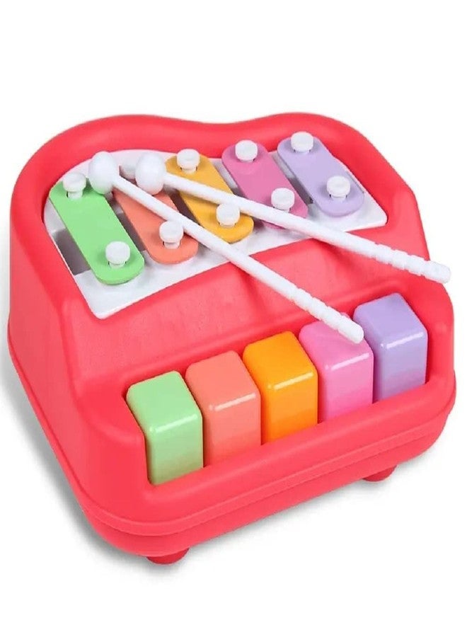 ROKTRY 5 Tiles Mini Piano,Development Musical Instruments Piano Toy, Music Education, Nursery, New Year Gifts,Piano Keyboard and Stick, Kids Drum Toy - Image 3