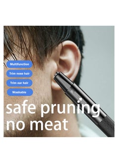 SYOSI SYOSI, Nose Hair Trimmer for Men and Women, USB Rechargeable Beard Trimmer, Ear Facial Hair Remover Electric for Women, Mini Nose Hair Remover Portable for Travel, Office  - Image 2
