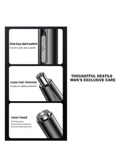 SYOSI SYOSI, Nose Hair Trimmer for Men and Women, USB Rechargeable Beard Trimmer, Ear Facial Hair Remover Electric for Women, Mini Nose Hair Remover Portable for Travel, Office  - Image 5