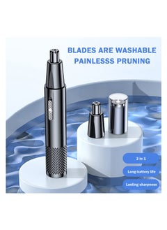 SYOSI SYOSI, Nose Hair Trimmer for Men and Women, USB Rechargeable Beard Trimmer, Ear Facial Hair Remover Electric for Women, Mini Nose Hair Remover Portable for Travel, Office  - Image 4