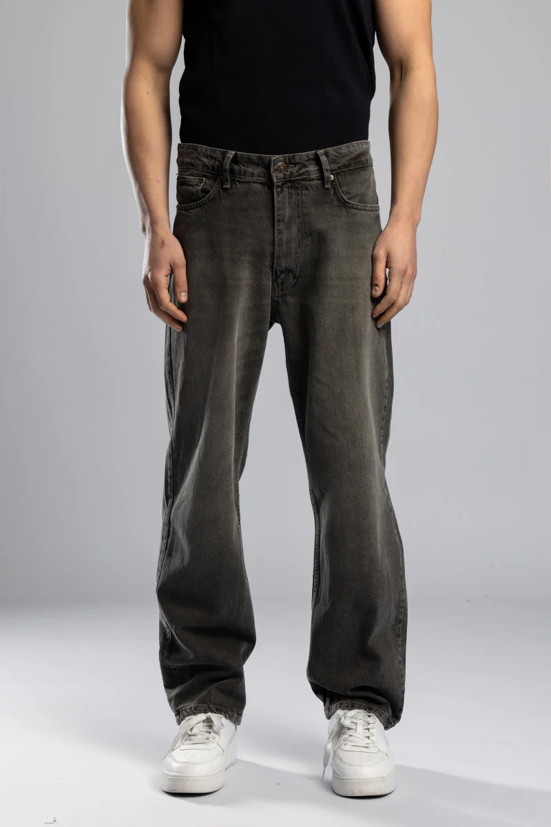 كاتش بنطلون جينز فضفاض مغسول