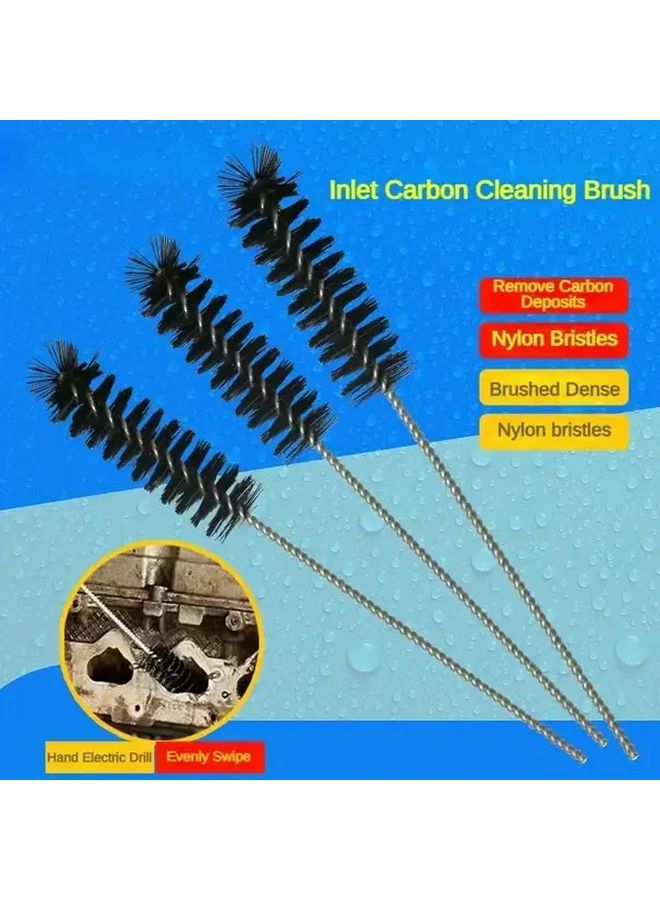 1pc Black Carbon Deposit Cleaning Brush Tool For Air Door Combustion Chamber Cylinder Car Engine Cleaner - Image 2