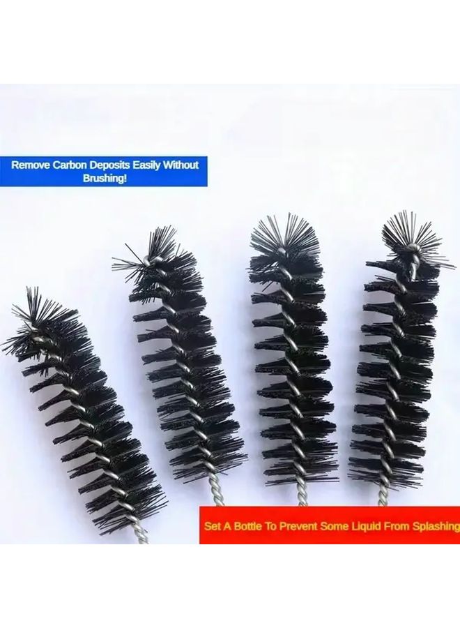 1pc Black Carbon Deposit Cleaning Brush Tool For Air Door Combustion Chamber Cylinder Car Engine Cleaner - Image 4