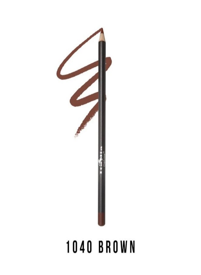 12 pcs Italia-Deluxe Ultra Fine Lip liner, Creamy, Long Lasting, High Pigmented Pencil (1040 Brown) - Image 3