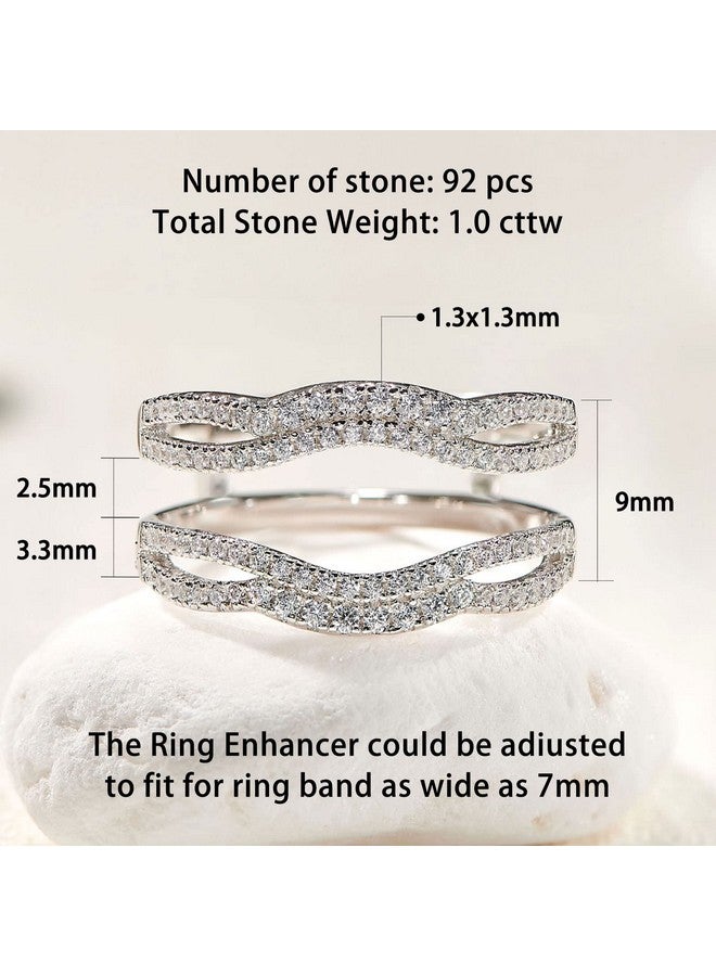 Newshe Jewellery محسن خاتم الزفاف نيوزهي لخواتم الخطوبة خاتم زفاف للنساء Aaaaa Cz خاتم أبدي حارس مقاس 510 (6) - Image 2