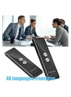 AROAQ Intelligent Intelligent Voice Translator Simultaneous Translator Real time Black  - Image 2