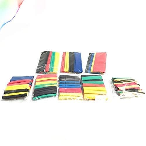 Immech Rpi Shop Polyolefin Heat Shrink Tube, Insulated Wire Cable Sleeving Wrap, 7 Different Cut Size Without Box - Multicolour, 130 Pieces - Image 3
