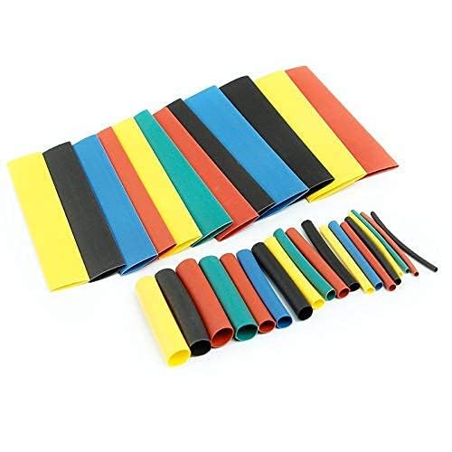 Immech Rpi Shop Polyolefin Heat Shrink Tube, Insulated Wire Cable Sleeving Wrap, 7 Different Cut Size Without Box - Multicolour, 130 Pieces - Image 4