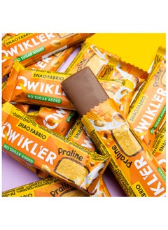 Snaq Fabriq Qwikler Bar with Nut Praline No Sugar Added 12x35g  - Image 2