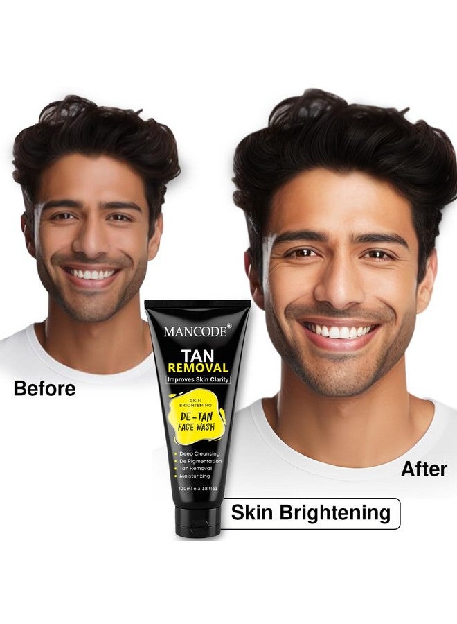 MAN CODE Mancode DeTan Face Wash | Deep Cleansing & Moisturizing | Improves Skin Clarity | DeTan Face Wash for Men & Women | 100ml - Image 5
