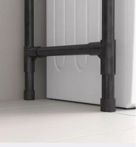 MUGATH Mugath 2Tiers Over Washing Machine Storage Rack Drum Washer Dryer Stand ShelvesOver The Toilet RackBathroom Corner Stand StorageBathroom Balcony Floor Toilet Organizer for Space Saving  - Image 4