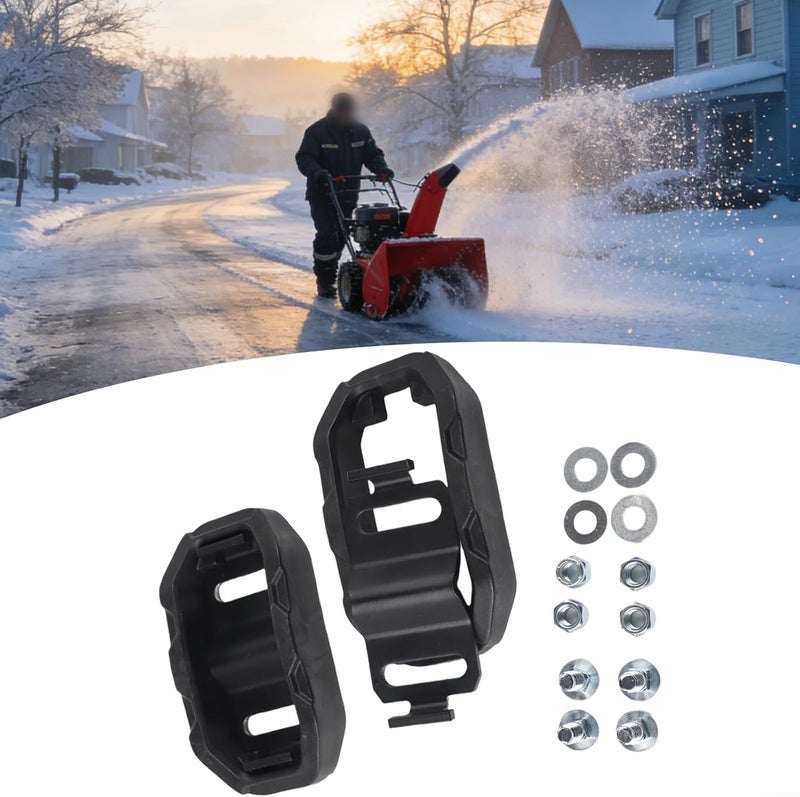 Snow Blower Skid Shoes 72603100 for Ariens 2-Stage Models 921005 921006 926027 939003, Polymer Cold-Resistant Replacement with Washers Bolts Nuts for Driveway and Walkway Clearing - Image 3