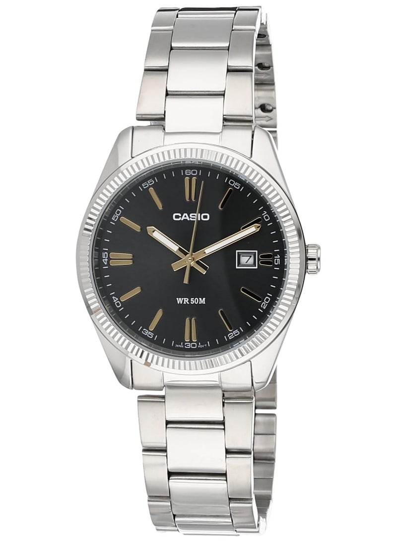 Casio Men's Watch - MTP-1302D-1A2VDF Black Dial - Image 1
