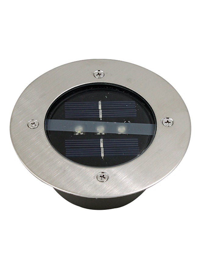 NIBEMINENT 3 LEDs Solar Buried Lamp Garden Light White - Image 1