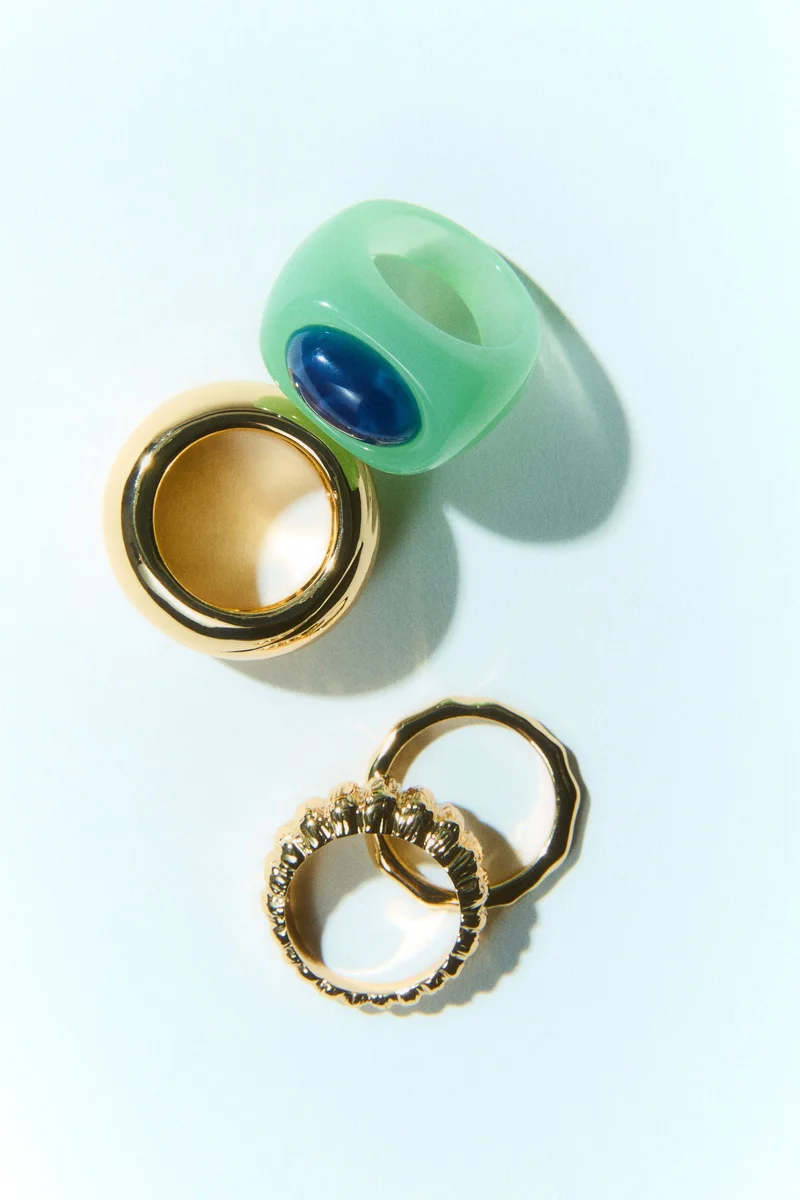H&M 4-pack rings