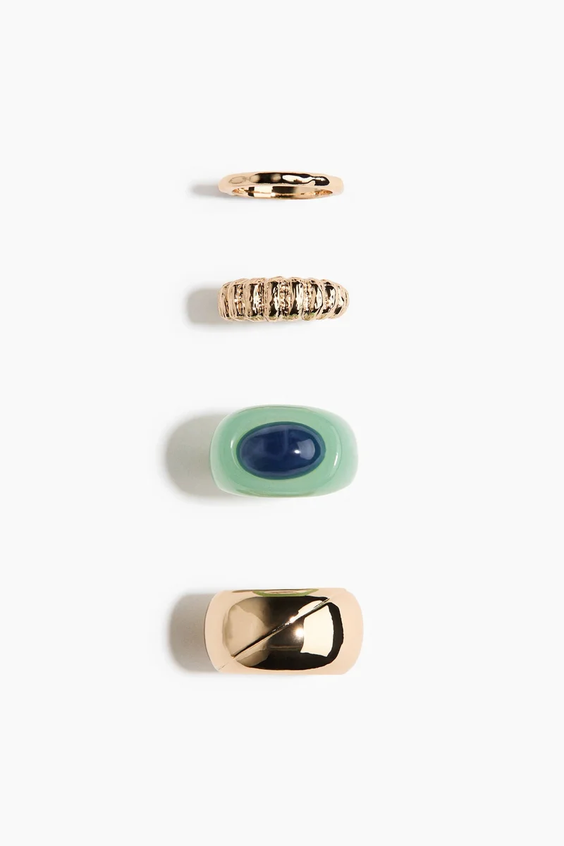 H&M 4-pack rings