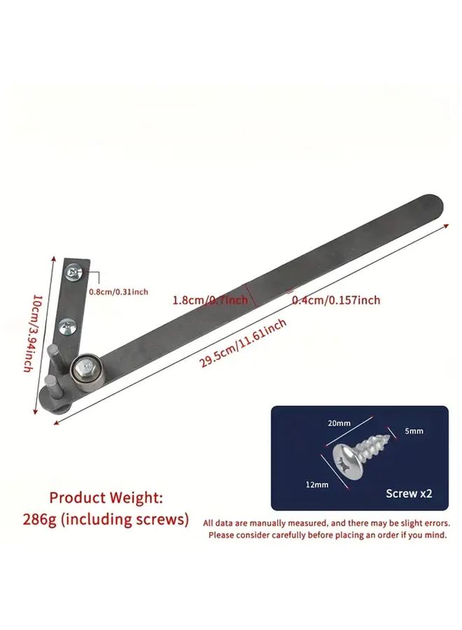 Heavy Duty Manual Pipe Bending Tool With Adjustable Lever For 1 8 Mm Pipes Compact Desktop Workbench Hvac Tool For Air Conditioners Construction Plumbing Professionals - Image 2