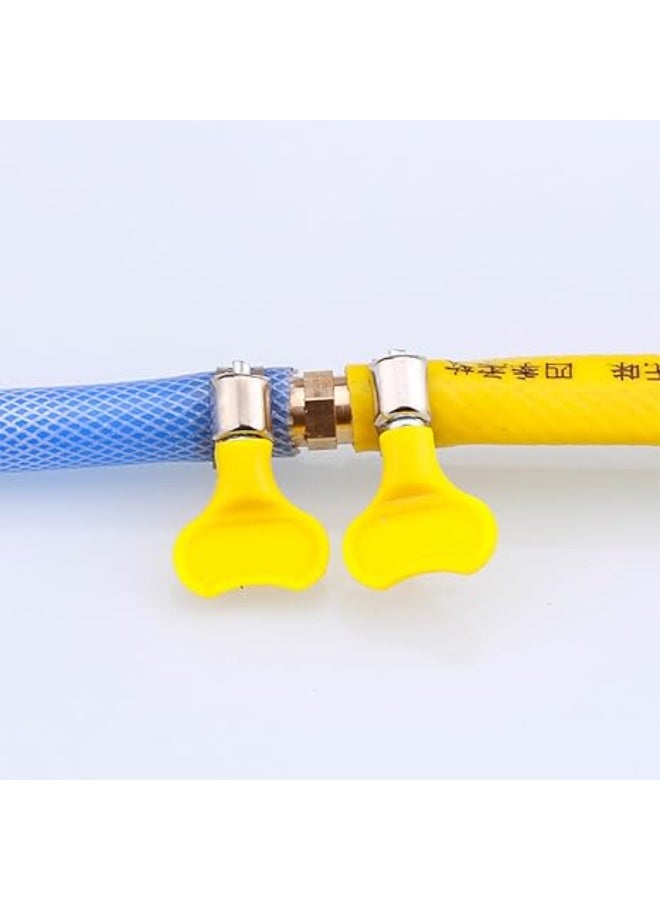 VITION 2 Pack Brass Hose Barb Fitting, 1/2 inch (12mm) Pipe Splicer Joiner Mender Straight Connectors Adapters for Air Fuel Water Oil - Image 5