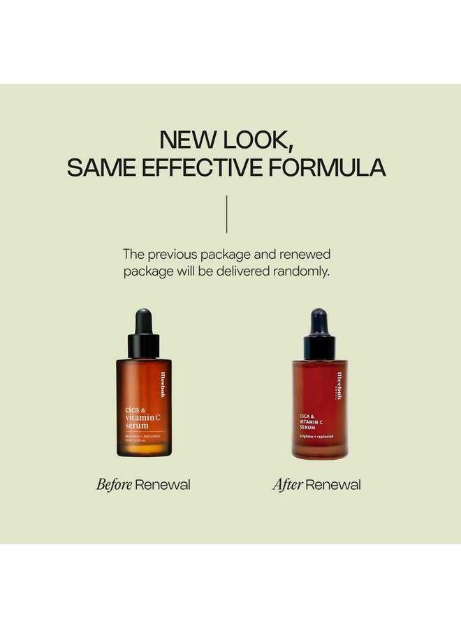Meebak Cica & Vitamin C Serum | Korean Dark Spot Remover Facial Serum | Soothing Anti Aging & Skin Brightening W/Centella Asiatica, Panthenol, & Adenosine - Image 2