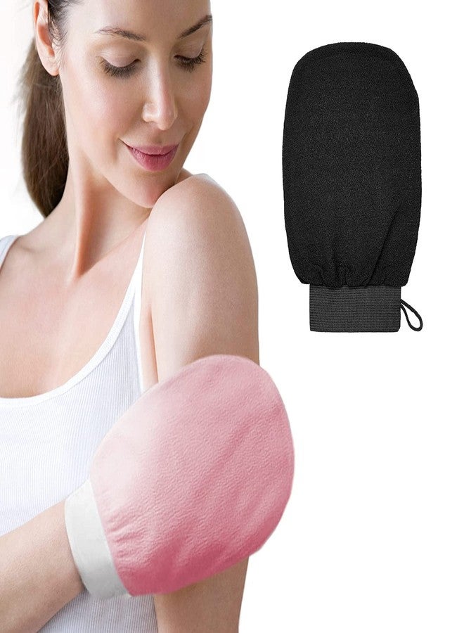 Madcube Exfoliating Gloves for Dead Skin Removal |Bathing sponge body scrubber | Lift Away Dead Skin, Tan Removal, Made of 100% Viscose Fiber (pack of 2) - Image 2