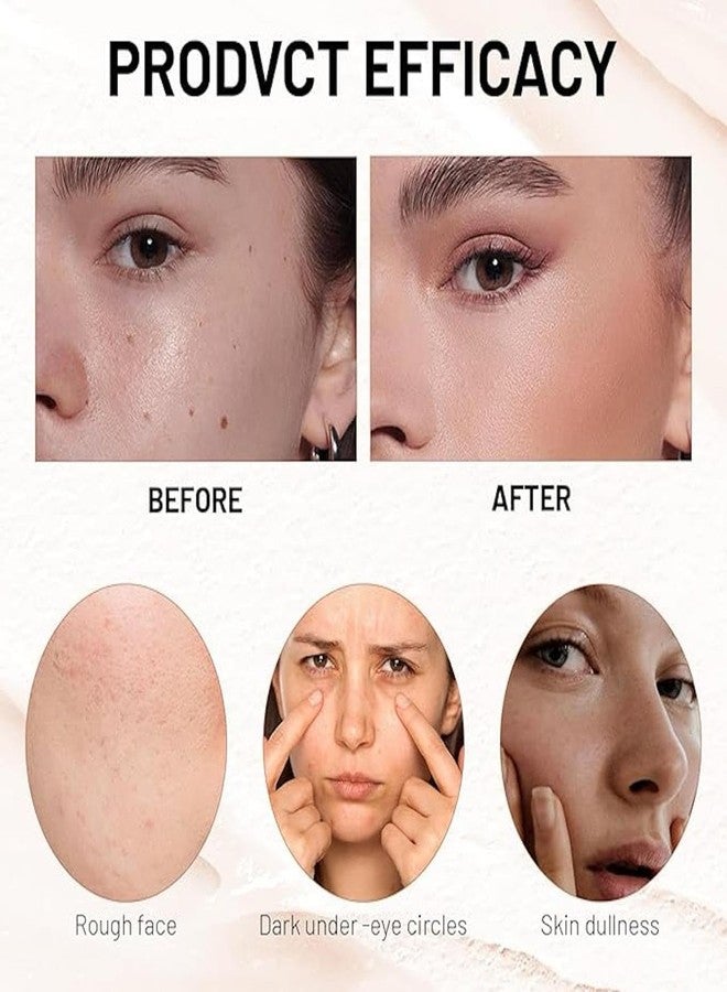 SARJAK 2 in 1 Luxury Anti-Wrinkle Foundation Stick, 20 g Korean Hydrating Lightweight Foundation Stick with Brush, Full Coverage, Moisturising, Double Head Solution, Natural Colour - Image 5