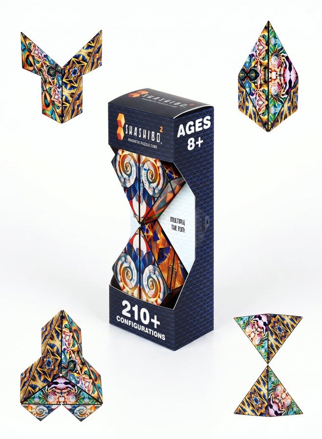 Shashibo ICOSA XL Magnetic Puzzle & Sensory Fidget Toy for Adults & Kids, Stress Relief Fidget Toy for Puzzle Enthusiasts, Cool Fidget Toys for Desk, Shape Shifting Sensory Toy, 200+ Possible Shapes - Image 1