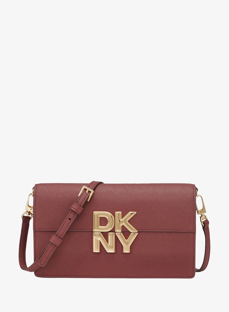 دكني حقيبة كروس بودي بشعار إيكو وغطاء قلاب - Image 1