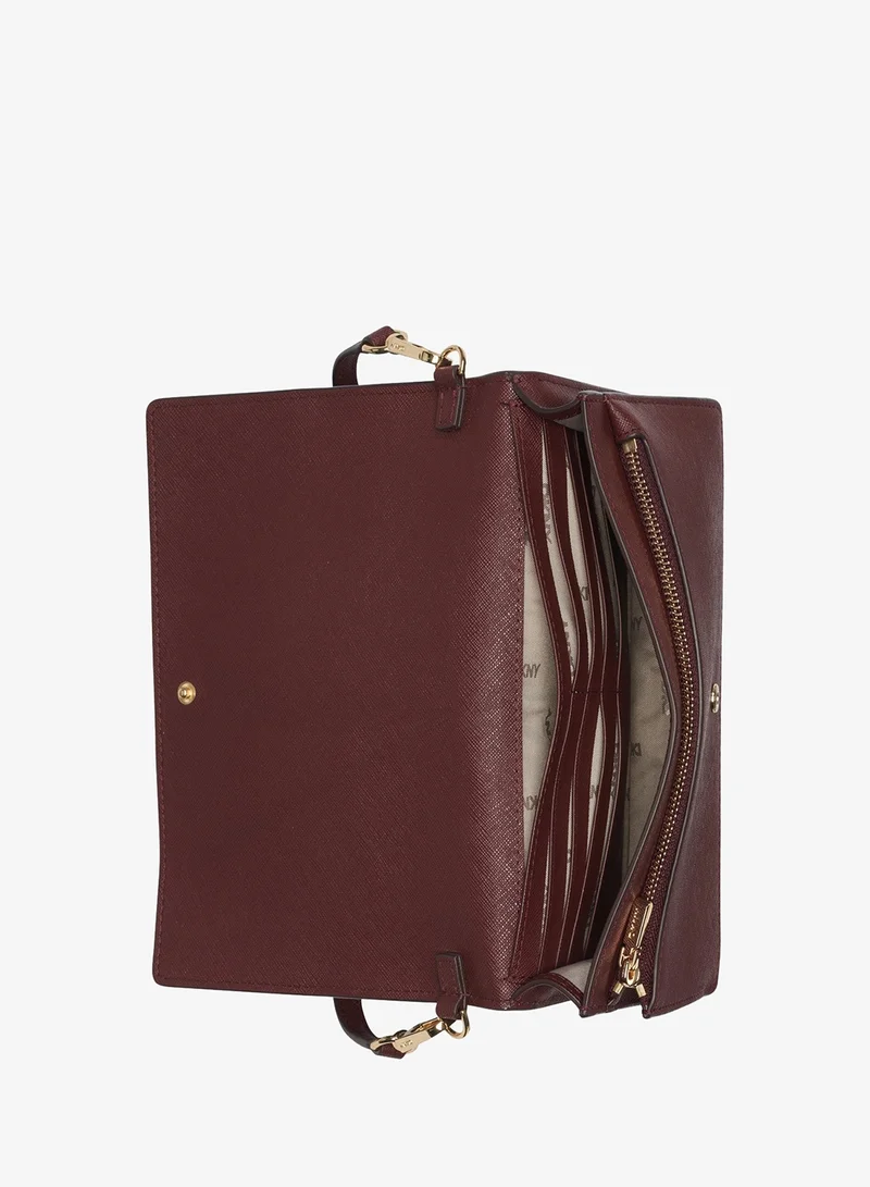 DKNY  Echo Logo Flap Over Crossbody for Women | Best Price UAE
