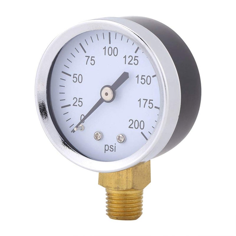 1pc Accurate Pressure 0-200psi 1/4 NPT Thread Mount for Fuel Pressure Pressure Meter Oil Pressure Pressure Meter - Image 5