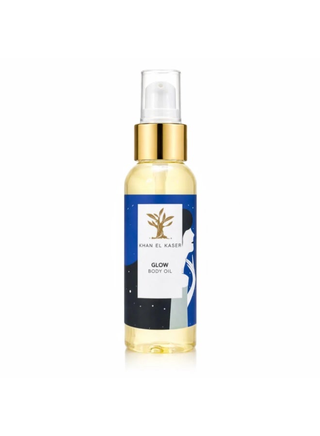 Khan El Kaser Glow Body Oil 100ml –  Radiant Hydration and Luxurious Aroma with a Touch of Good Girl Premium Perfume - Image 1