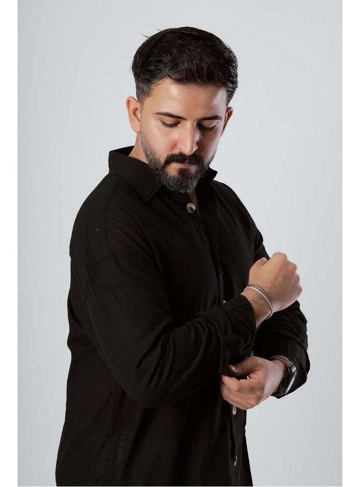 OtherMax Natural linen shirt - Image 3