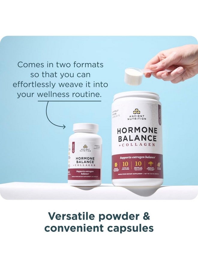 Ancient Nutrition مكمل توازن الهرمونات + الكولاجين من أنشينت نيوترشن، ببتيدات كولاجين مهدرجة، مكون رئيسي مثبت سريريًا لدعم توازن الهرمونات وزيادة الطاقة، 60 كبسولة - Image 5