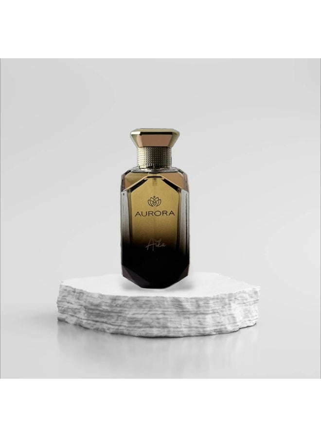 ايكا عطر شعر أورورا 80 مل - عطر الياسمين وزهر البرتقال والمسك الأبيض مع نفحات الكمثرى المنعشة وخشب الصندل - بخاخ عطر يدوم طويلاً 80 مل - عطر للسيدات - رذاذ شعر زهري خالٍ من الكحول للاستخدام اليومي - Image 1