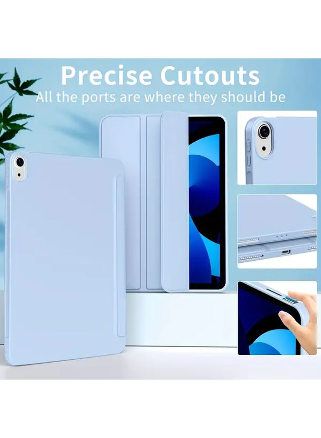 Navy Heavy Duty Smart Cover for iPad 11 2025 with Auto Wake Sleep Adjustable Stand Anti Slip Shockproof - Image 5
