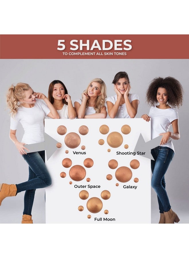 GIVE THEM LALA Beauty Starlit Skin Body Glow Highlighting Moisturizer | Smooth Nonstreaking Cream Creates An Airbrushed Illuminated Look (Full Moon) - Image 2