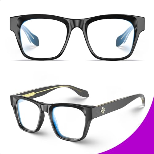 VISOONE Stylish Frame in Multiple Colors Blue Light Blocking Glasses for Men Women BONA - Image 2
