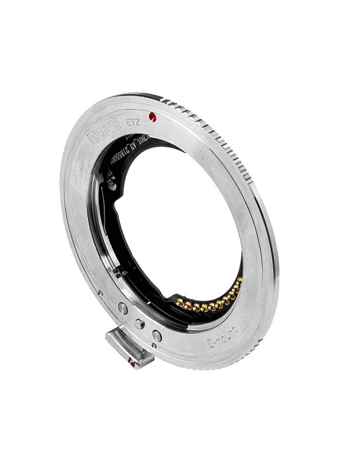 Meike محول عدسة MK-ETZ المعدني بتركيز تلقائي يدعم تحويل فتحة العدسة اليدوية لكاميرات سوني E-Mount إلى كاميرات Z Series بدون مرآة Z5 Z6 Z7 Z50 Z6II Z7II - Image 5