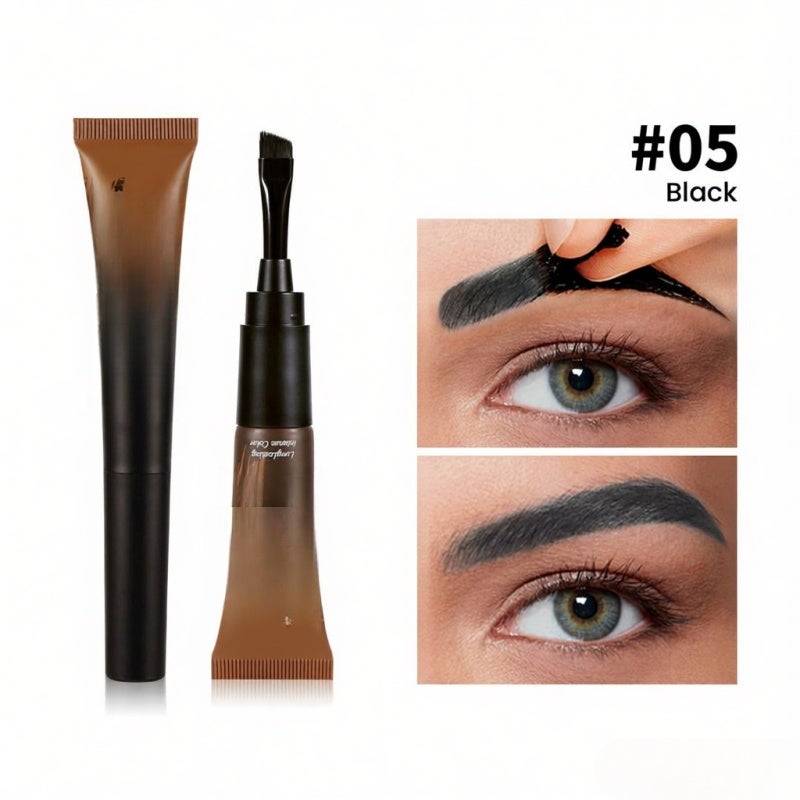 Peel-off Eyebrow Tint: 5-Color, Waterproof Sweat-resistant, Long-lasting Coloring Eyebrow Cream - Easy Application, Smudge-proof for Daily Commute Outdoor Sports Beginners - Image 5