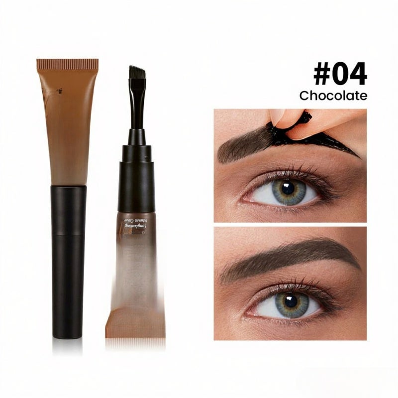 Peel-off Eyebrow Tint: 5-Color, Waterproof Sweat-resistant, Long-lasting Coloring Eyebrow Cream - Easy Application, Smudge-proof for Daily Commute Outdoor Sports Beginners - Image 4
