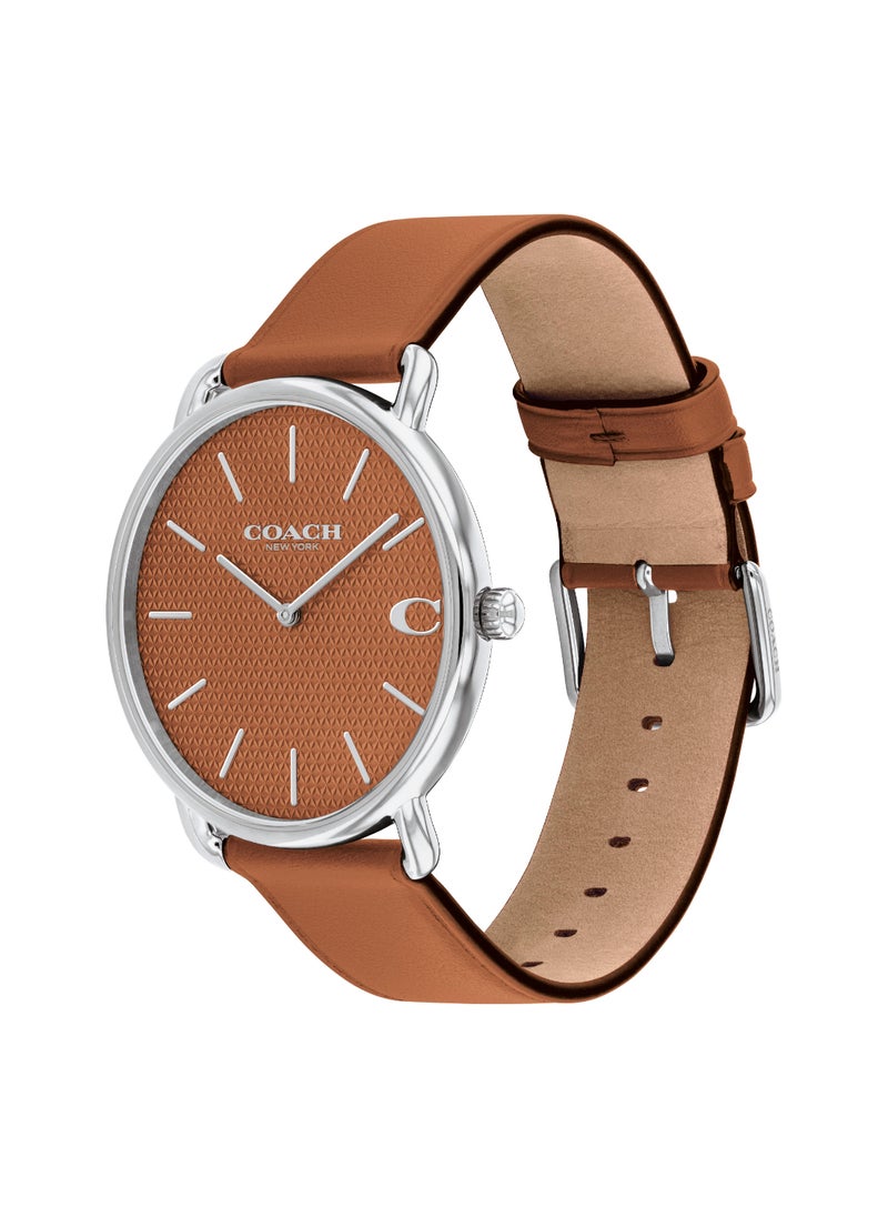COACH COACH WATCHES ROUND ANALOG MEN'S AMBER CASE WATCH - 14602721  - Image 1