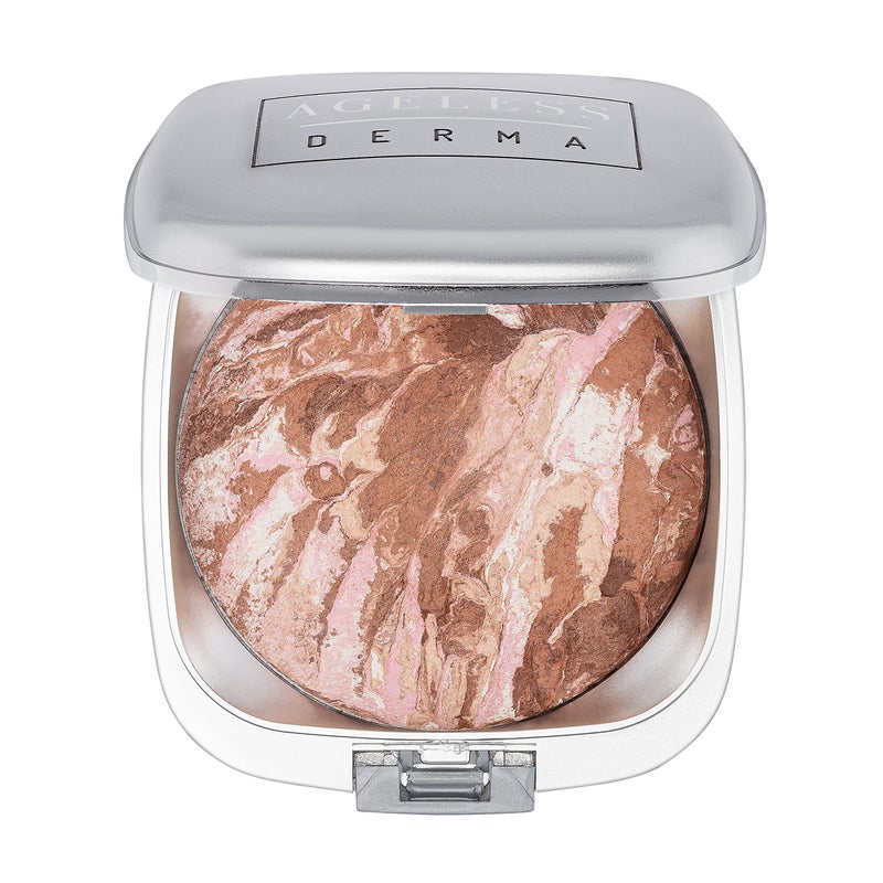Ageless Derma Mineral Baked Powder Foundation- A Vegan- Paraben -Gluten and Cruelty Free Makeup Foundation (Nubian Beige) - Image 1