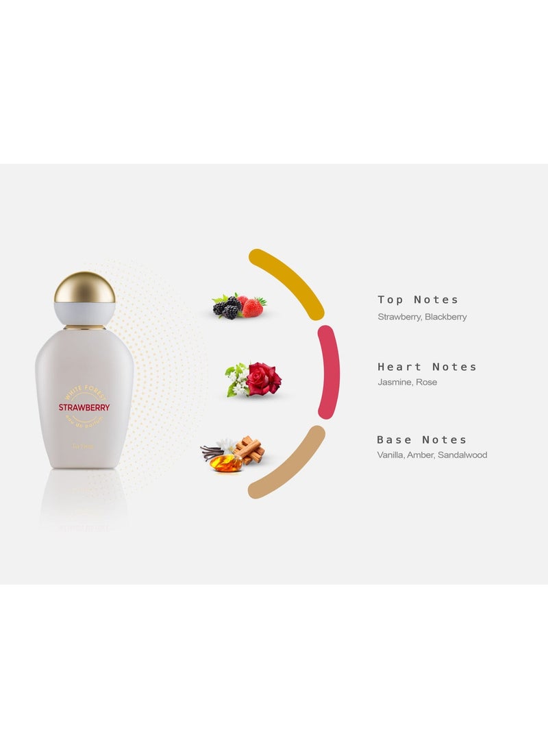 La Fede Khadlaj La Fede White Forest Strawberry 100ml EDP Spray - Image 1