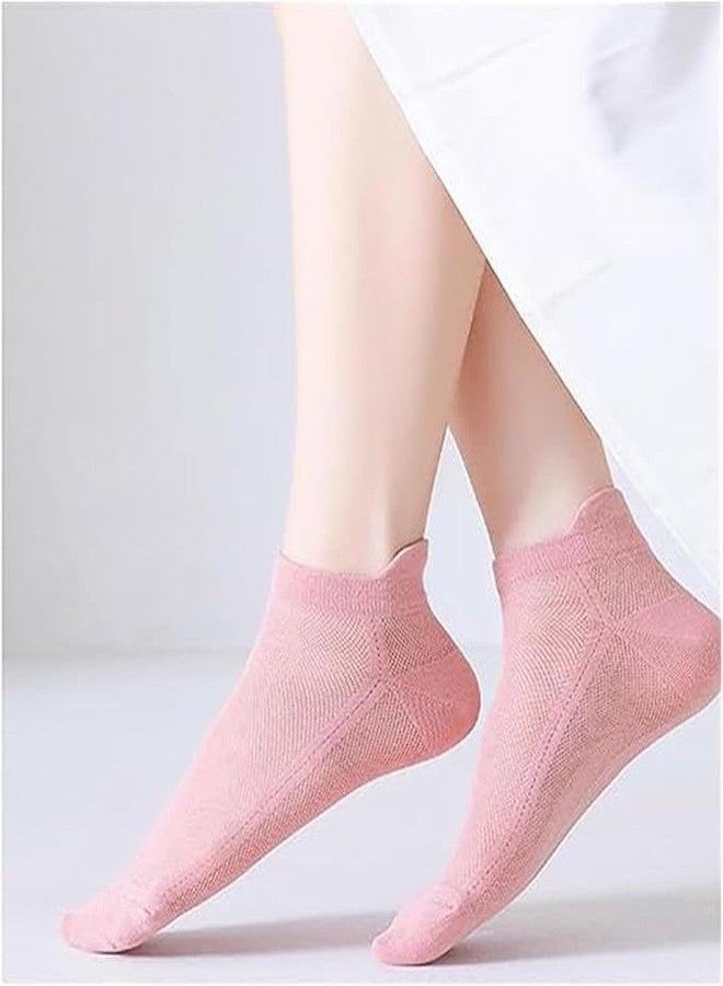 KRISHTI 6 Pairs Men's & Women’s Stockings Thin Breathable Mesh No-Show Ankle Socks, Odor-Resistant, Solid Color Casual Socks,Low-Cut Boat Socks, Suitable for Casual Sports And Everyday Wear.(6 Pair) - Image 4