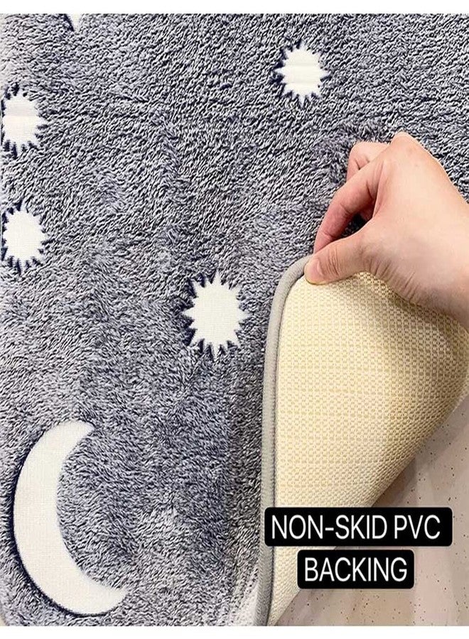 Vdhja Bathroom Microfiber Floor Door Mat in Home Kitchen Living Area Bathroom Office Entrance with Anti Slip Microfiber Anti-Skid Bath Mat (49 x 80 cm) - Image 5