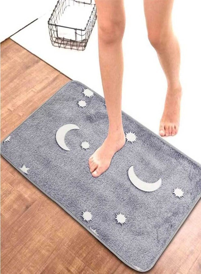 Vdhja Bathroom Microfiber Floor Door Mat in Home Kitchen Living Area Bathroom Office Entrance with Anti Slip Microfiber Anti-Skid Bath Mat (49 x 80 cm) - Image 2